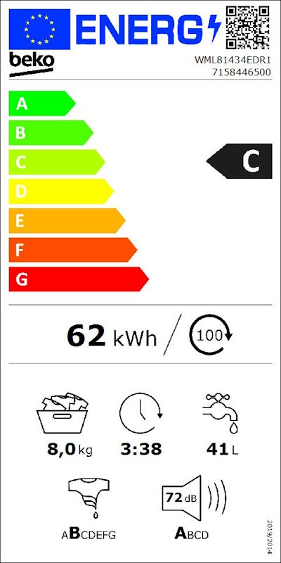Beko WML81434EDR1 - 7158446500