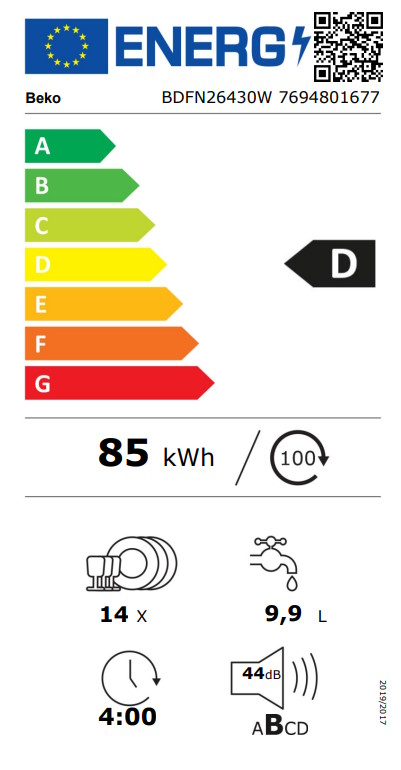 Beko BDFN26430W - 7694801677