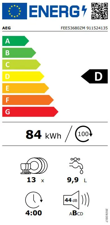 AEG FEE53680ZM (Bedienblende Edelstahl) - 911524135
