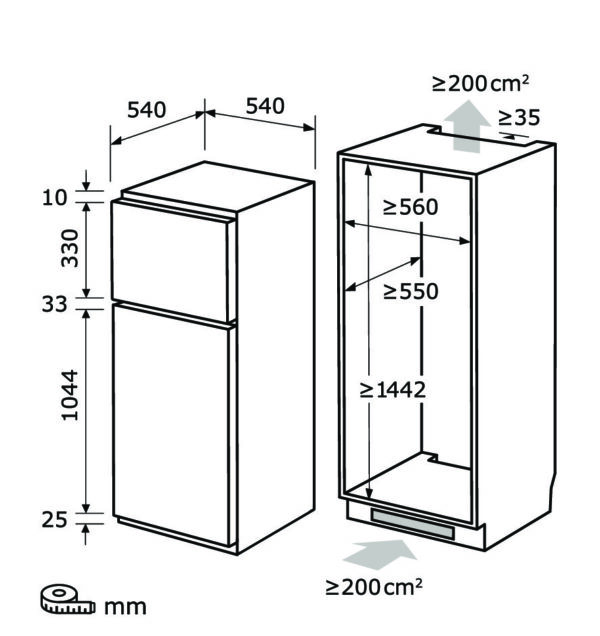 Exquisit EKGC265-40-040E - 814350300 - Skizze