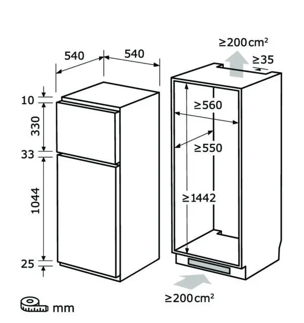 Exquisit EKGC265-40-040E - 814350300 - Skizze