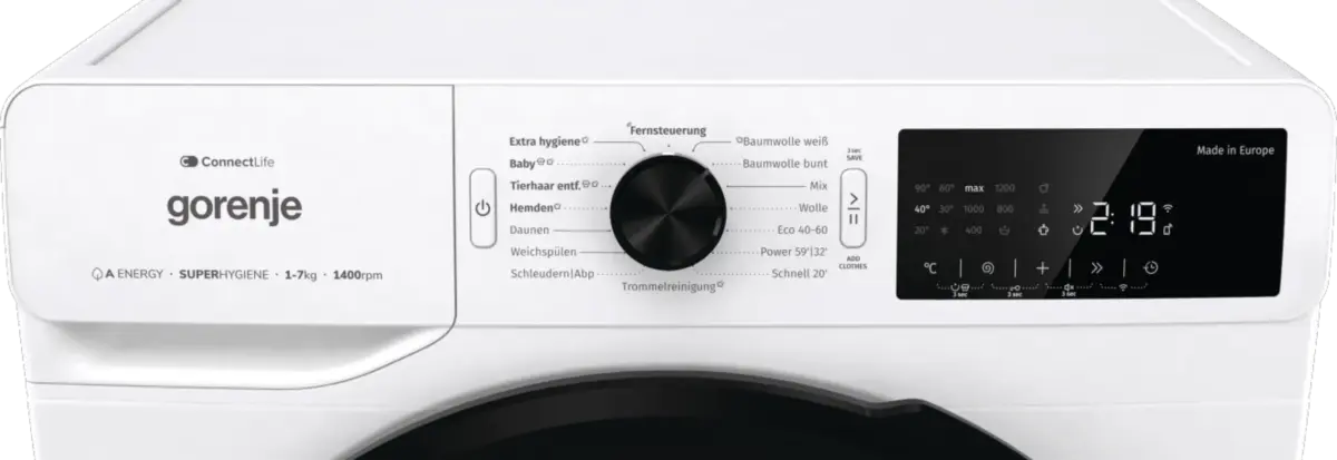 Gorenje WGPNEI74A1DTS - 744074 - Bedienblende